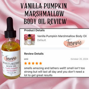 Vanilla Pumpkin Marshmallow Body Oil