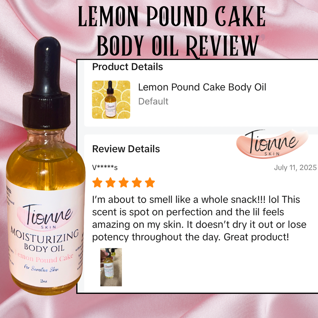 Lemon Pound Cake Body Oil