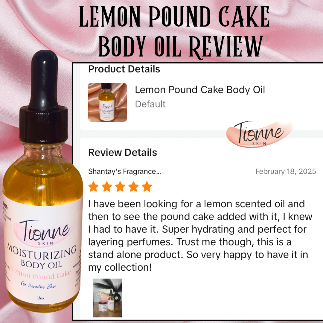 Lemon Pound Cake Body Oil