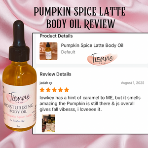 Pumpkin Spice Latte Body Oil